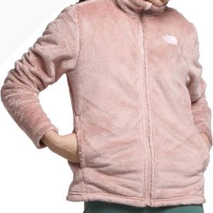 The North Face Girls' Osolita Full Zip Jacket in Pink Moss Size 10 (M)